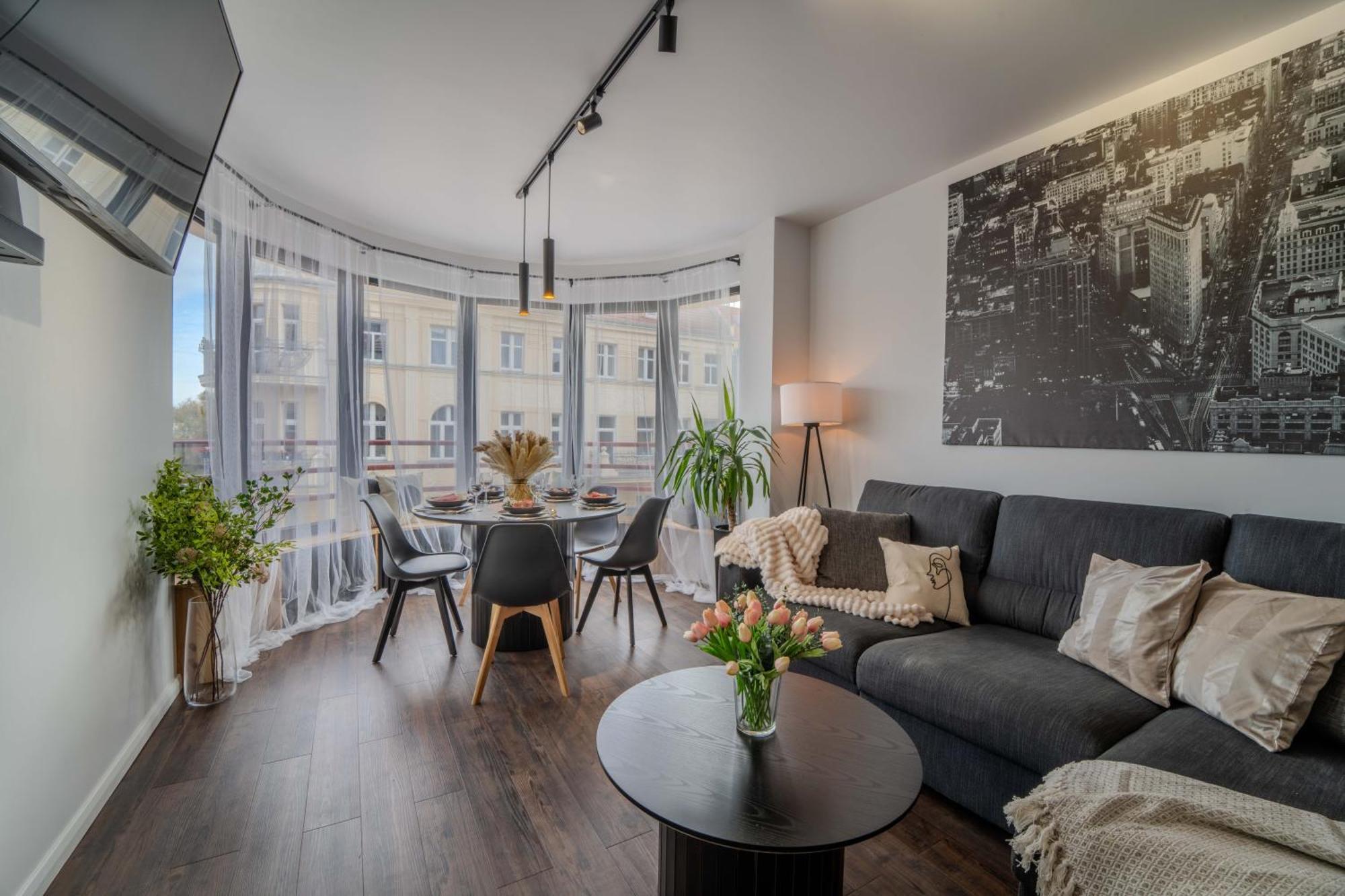 New Large Modern Apartment - City Center - 60M2 - Lift - Parking Wroclaw Luaran gambar