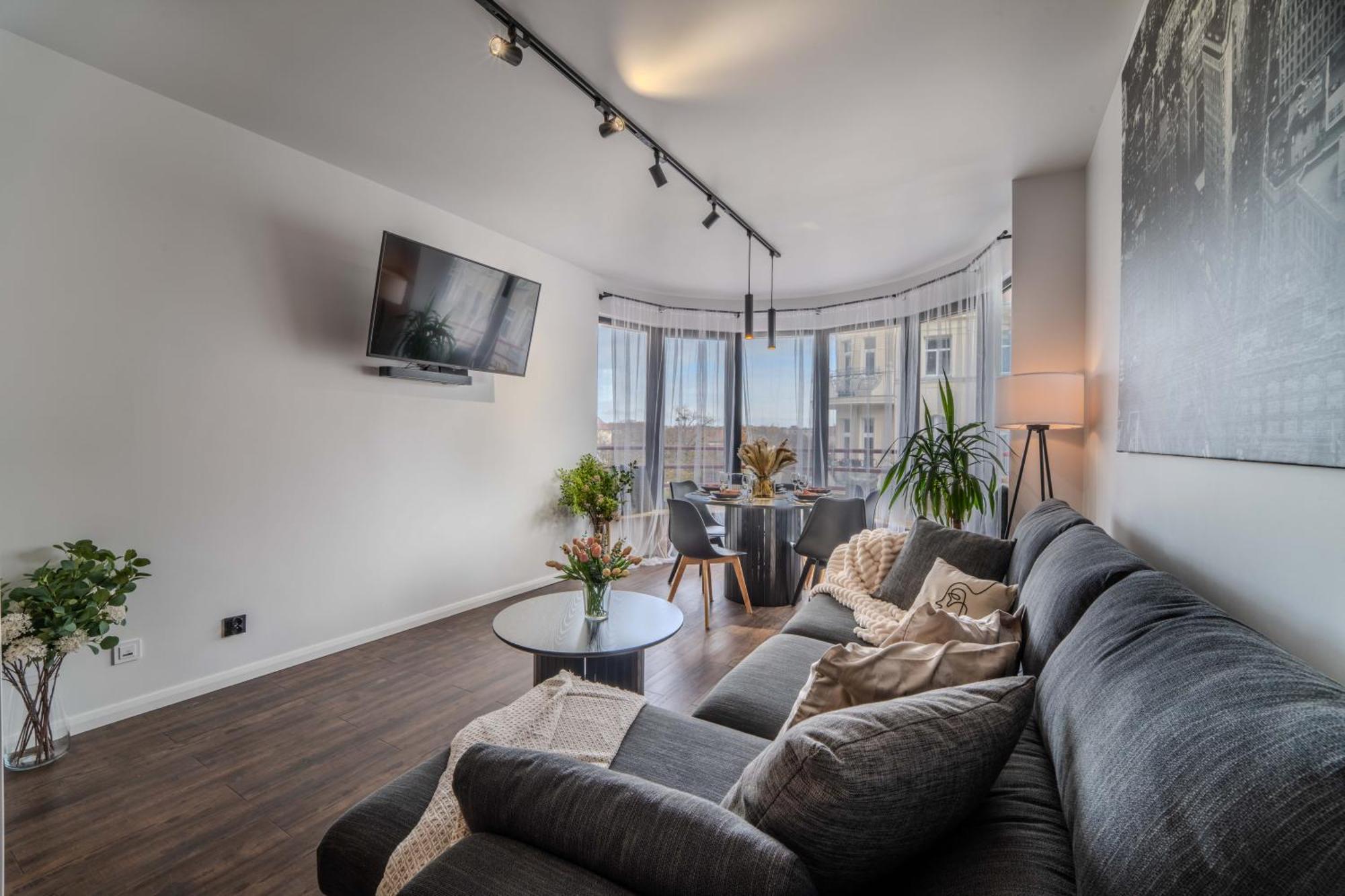 New Large Modern Apartment - City Center - 60M2 - Lift - Parking Wroclaw Luaran gambar