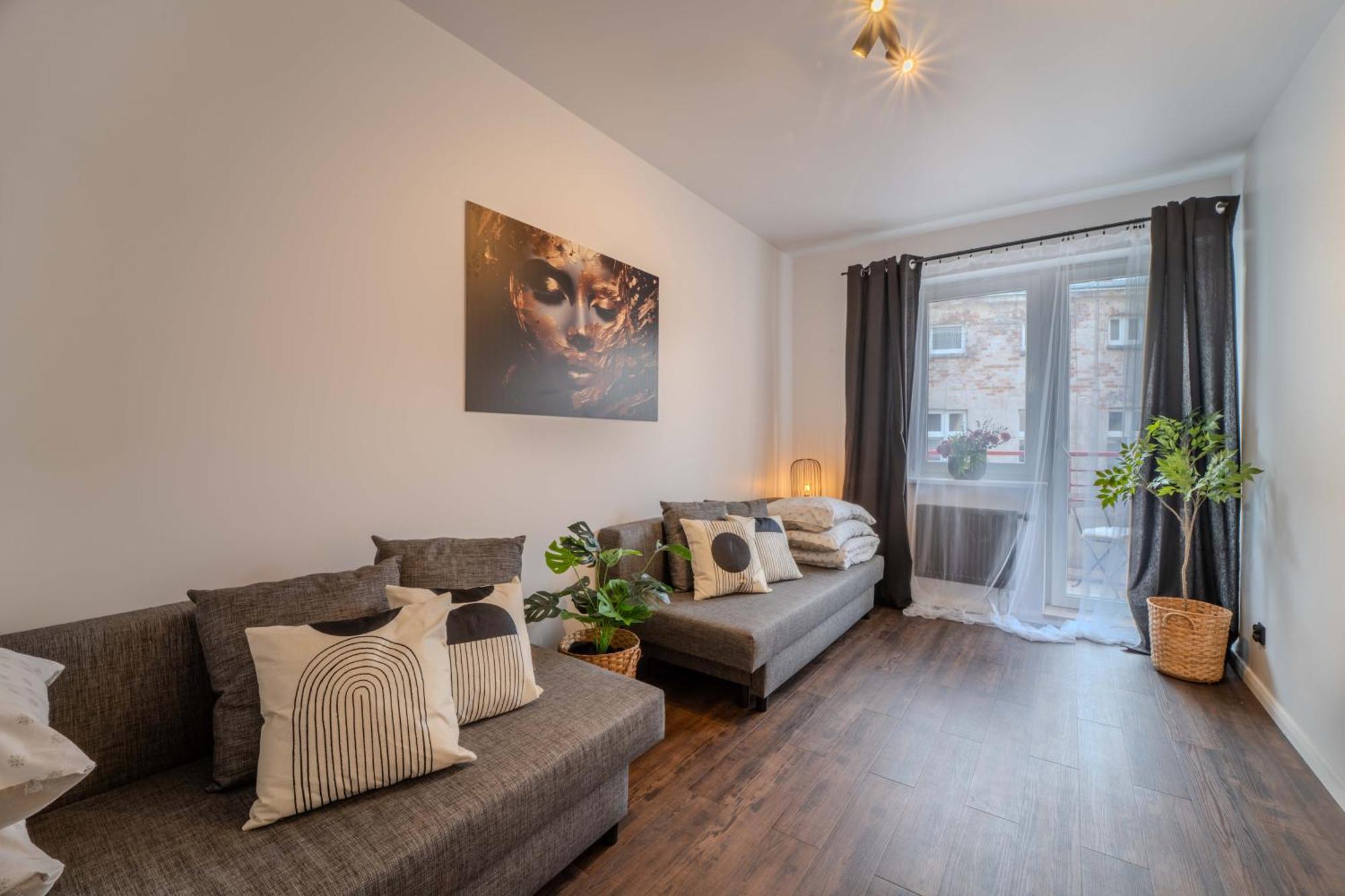New Large Modern Apartment - City Center - 60M2 - Lift - Parking Wroclaw Luaran gambar